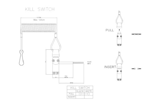 GMOTO-4543 - Аварійний вимикач запалювання JMT KILL SWITCH