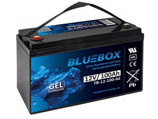 B12V100 АКУМУЛЯТОР 12V 100Ah НЕ ОБСЛУГОВУВАНИЙ TECHTRU BLUEBOX HQ ŚWIDNIK