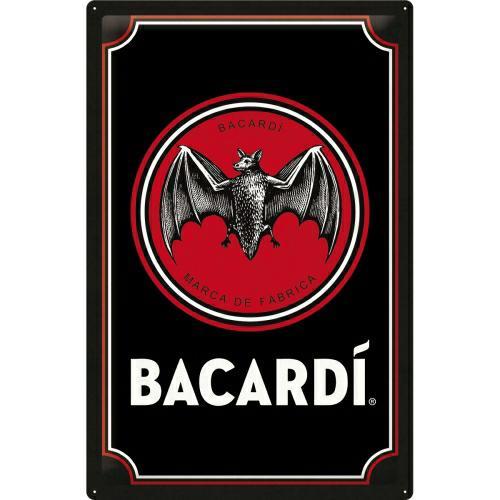 BACARDI Logo чорний 40x60 Nostalgic 24016