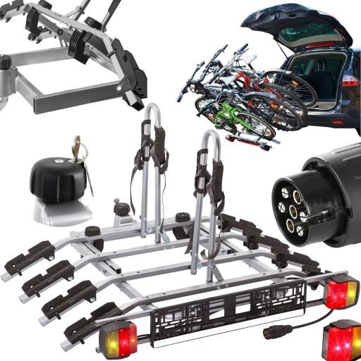 Велосипед держатель багажника крюк Титан 4 велосипеды 7 PIN