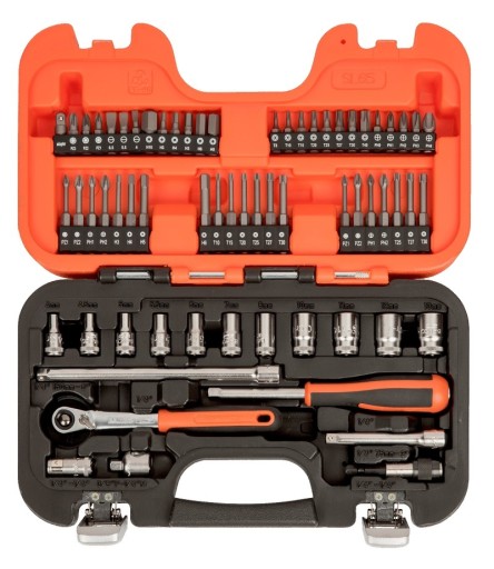 НАБІР КЛЮЧІВ BAHCO SLIM 65 шт. 1/4