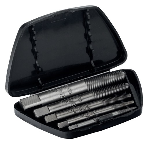 BAHCO Набір з 5 екстракторів для зламаних гвинтів від M3 до M18