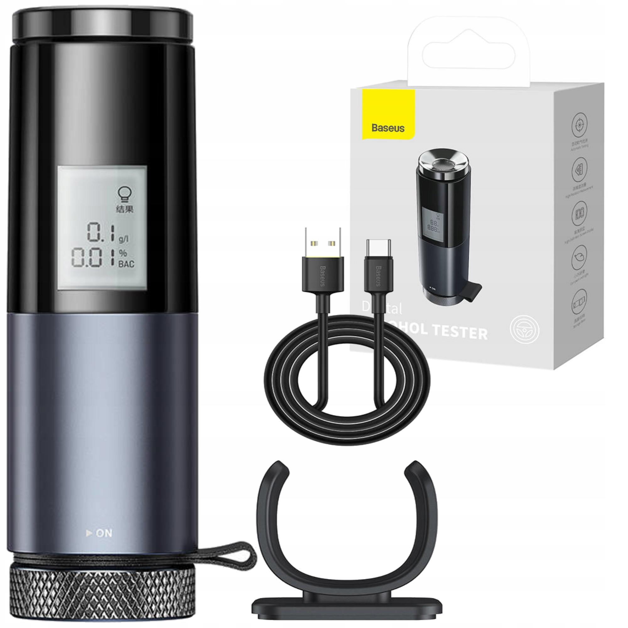 ЭЛЕКТРОННЫЙ АЛКОТЕСТЕР BASEUS LCD AKUM