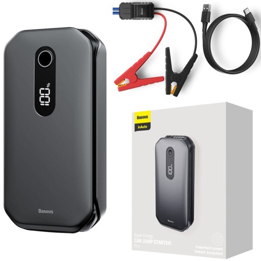 BASEUS POWER BANK JUMP STARTER 12000mAh для запуску автомобіля Дизельний бензин