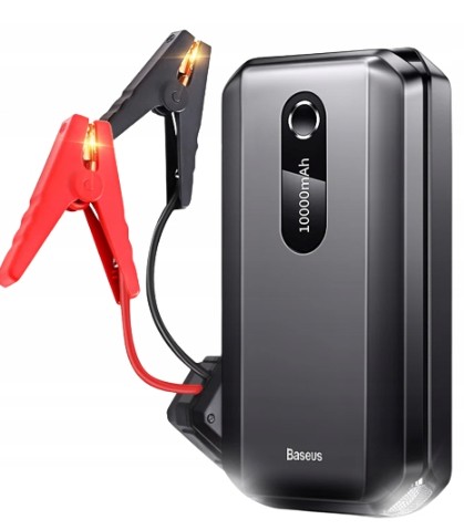 BASEUS POWER BANK JUMP STARTER START BOOSTER TORCH 10000MAH ЗАЖИМЫ