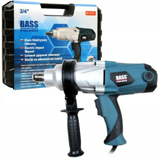КЛЮЧ УДАРНИЙ ЕЛЕКТРИЧНИЙ BASS 3/4'' 1300NM 1500W