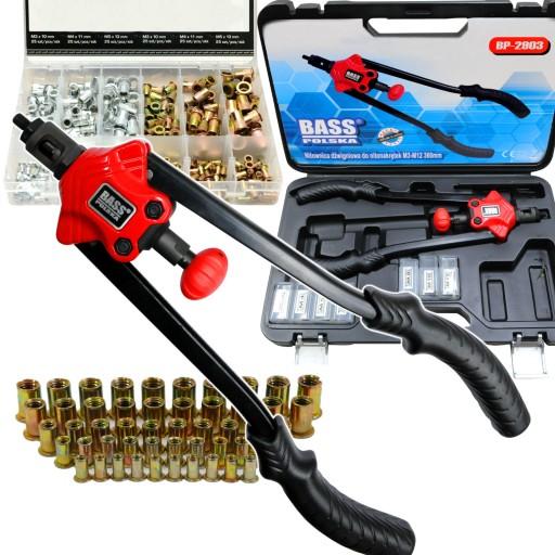 НАБІР ЗАКЛЕПОК BASS MANUAL LEVER M3-M12 + 300 шт.