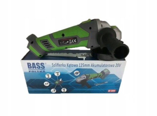 Беспроводная угловая шлифовальная машина BASS 20V 125mm