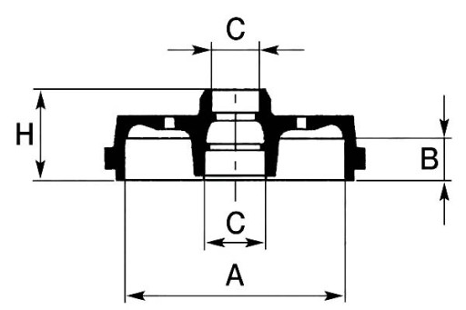 ГАЛЬМІВНИЙ БАРАБАН AP 893501615A 24022000171 98647705