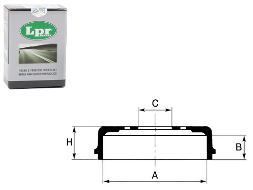 ГАЛЬМІВНИЙ БАРАБАН MERCEDES G (W460) G (W461) G (W463)