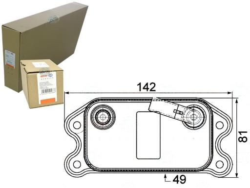 BRH8MO 376 - Масляний охолоджувач BEHR HELLA 30774483 VO3169 L3606 L