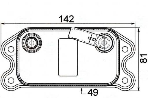 8MO 376 - МАСЛЯНЫЙ ОХЛАДИТЕЛЬ BEHR HELLA 30774483 VO3169 L3606 L