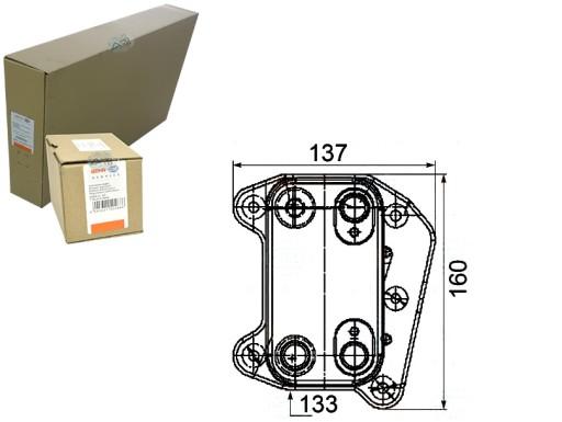 BRH8MO 376 - Масляний радіатор BEHR HELLA 376755251 30003552