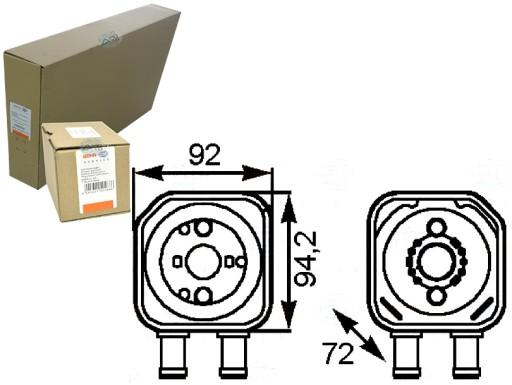 BRH8MO 376 - BEHR HELLA МАСЛООХОЛОДЖУВАЧ BEHR HELLA 028117021C 0