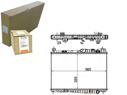 BRH8MK 376 - Кулер для воды behr hella ford fiesta vi 1.6 ti