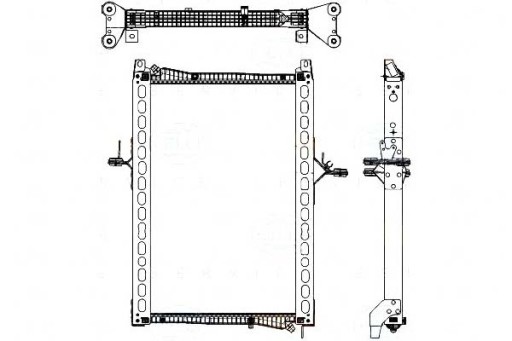 8MK 376 - НИЗКОТЕМПЕРАТУРНЫЙ РАДИАТОР BEHR HELLA INTECOOLER