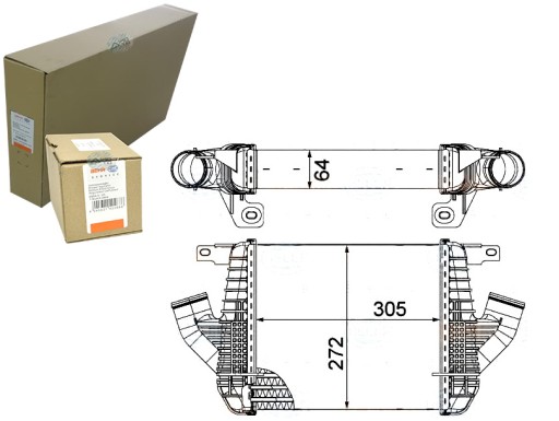 BRH8ML 376 751-231/RS3 - ІНТЕРКУЛЕР BEHR HELLA 376751231