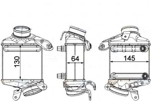 8ML 376 - ИНТЕРКУЛЕР BEHR HELLA BMW 5 550 I XDRIVE (F10. F1)