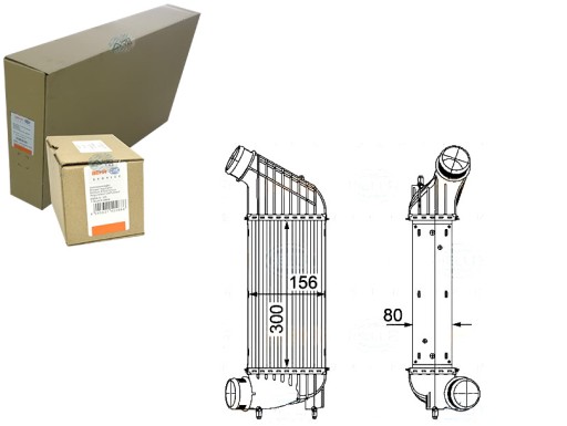 BRH/8ML 376 - ІНТЕРКУЛЕР BEHR HELLA CITROEN JUMPY 2.0HDI