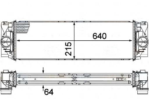 8ML 376 - ИНТЕРКУЛЕР BEHR-HELLA MERCEDES SPRINTER 06- BEHR
