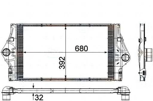 8ML 376 - ИНТЕРКУЛЕР BEHR HELLA RENAULT ESPACE IV 2.2 DCI (