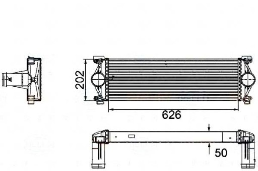 8ML 376 - ИНТЕРКУЛЕР BEHR HELLA RENAULT TRUCKS MASCOTT 120.