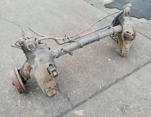 Підвіска fiat multipla балка заднього моста, барабани