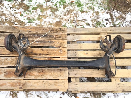 Балка заднего моста подвеска polo 6r fabia audi a1