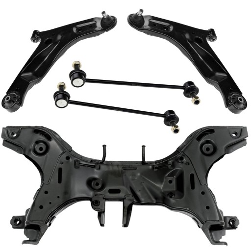 fcs-07/04.07A5 - Балка, рама санок, коляска + передній маятник x2 шт. + з'єднувач поперечної стійкості. hyundai i10 pa