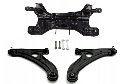 ST.RZ.HY.C200-2 - Балка салазки рама поперечные рычаги + винты hyundai getz 05-