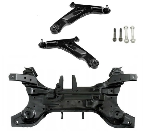 ST.RZ.HY.X00+WAHACZE+ŚRUBY - Балка санки рама поперечні важелі гвинти hyundai i10 07-