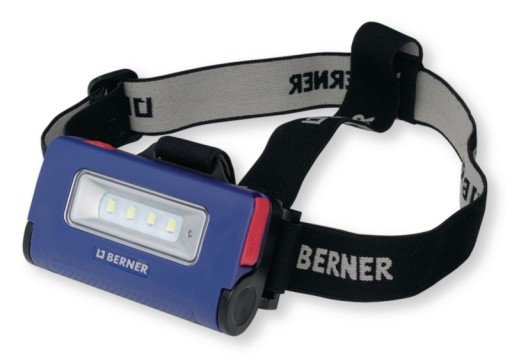 Налобний ліхтар BERNER 2in1 micro USB