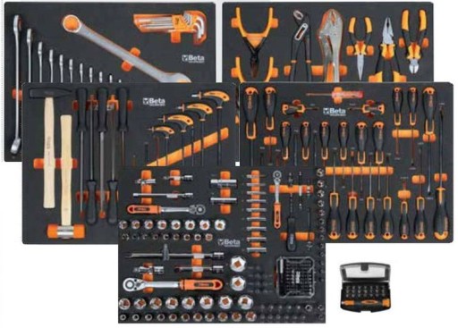 БЕТА-НАБІР ІНСТРУМЕНТУ 268 ШТ. ГАЙКОВІ КЛЮЧІ ВИВИРУТКИ ХРАПОВИКИ 1/4 1/2 3/8 ГОЛОВКИ