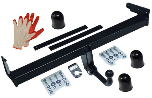 БЕЗ ЗРІЗУ БАМПЕРА БУКСИРУВАЛЬНИЙ ГАК + ЧОХЛИ для FORD KUGA MK1 I SUV 2008-2013 р.в.