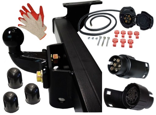 БЕЗ РОЗРІЗУ БАМПЕРА БУКСИРУВАЛЬНИЙ ГАК SUZUKI VITARA 1988-2005 3дв. 3дв + джгут проводів