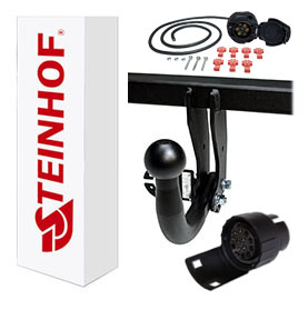 БЕЗ ОБРЕЗКИ БАМПЕРА БУКСИРОВОЧНЫЙ КРЮК + ЖГУТ ПРОВОДОВ +7PIN/13 TOYOTA RAV4 II2 00-2005