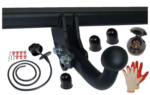 БЕЗ ОБРЕЗКИ БАМПЕРА БУКСИРОВОЧНЫЙ КРЮК + ЖГУТ ПРОВОДОВ TOYOTA RAV4 II 2 XA20 2000-2005 гг.