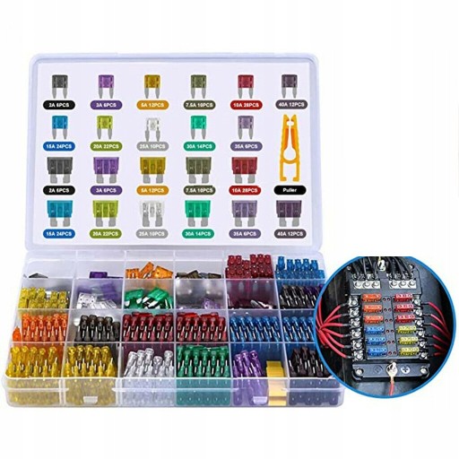 1005002042069183 - Автомобильные пластинчатые предохранители MIX 2A-40A x300