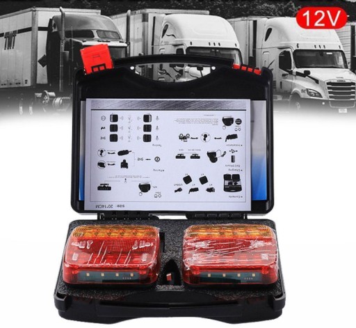 JH189 - БЕСПРОВОДНЫЕ ФОНАРИ ПРИЦЕПА 20LED 12/24В 2ШТ.