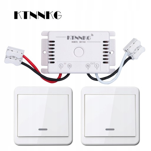 БЕЗДРОТОВИЙ ПЕРЕМИКАЧ З 2 КНОПКОВИМ РЕСИВЕРОМ