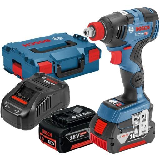 БЕСЩЕТОЧНЫЙ УДАРНЫЙ КЛЮЧ 2в1 18В 2x5,0Ач BOSCH GDX 18V-200 C