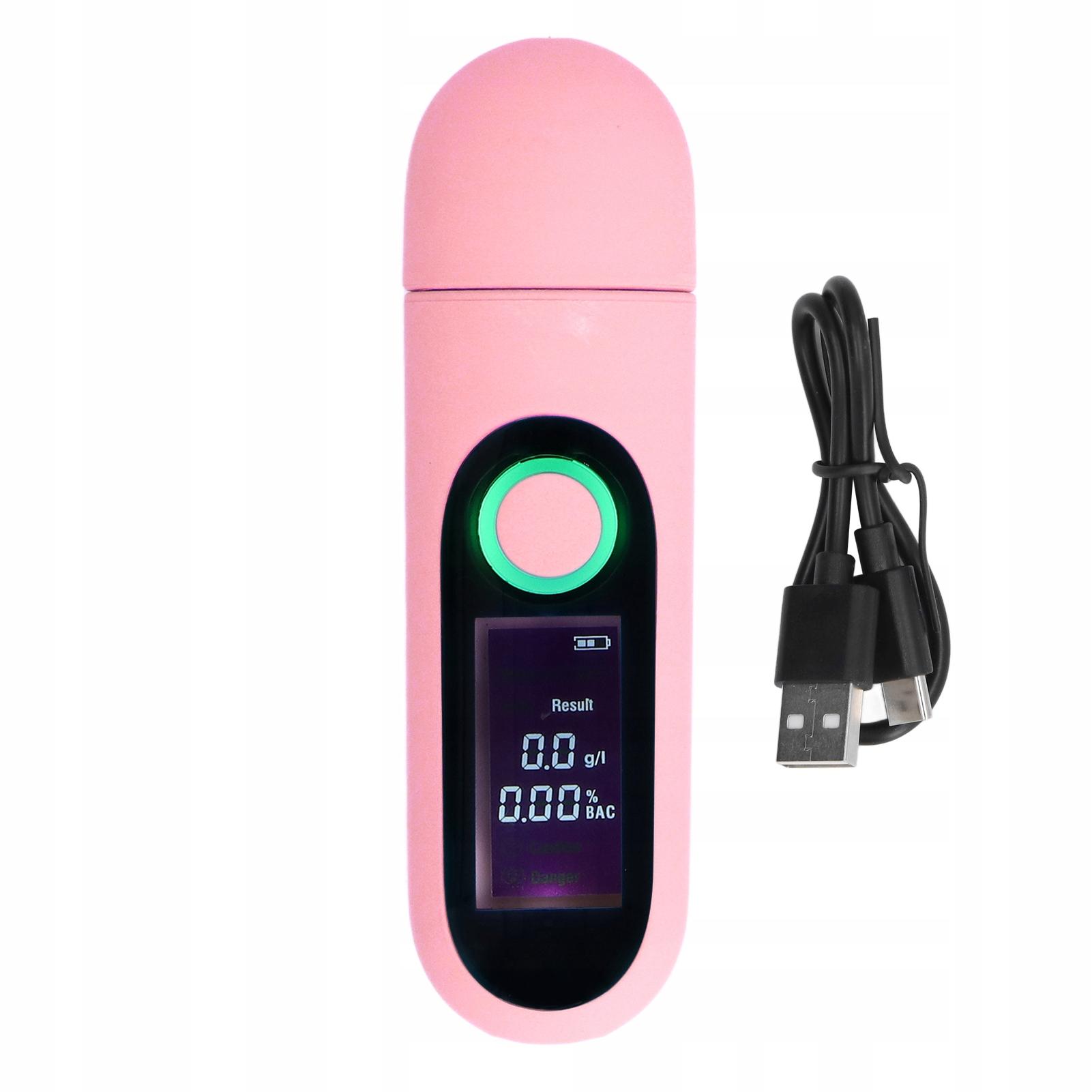ЦИФРОВИЙ АЛКОТЕСТЕР USB PINK