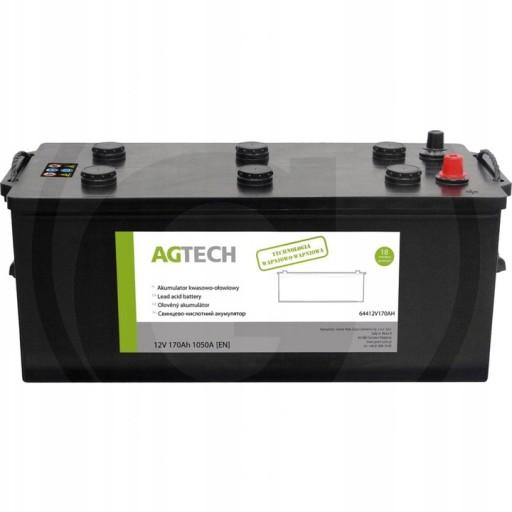 64412V170AH - Аккумулятор BIZON 12V 170AH 1050A Agtech ПОЛЬША