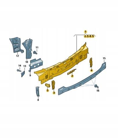 5NL813301 - * ЗАДНИЙ ЗАКРЫВАЮЩИЙ ЛИСТ VOLKSWAGEN ORIGINAL OE