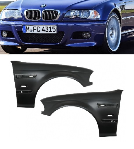 JFFBME46M3NFLBM - РОЗШИРЮВАЧ КРИЛА ДЛЯ BMW 3 E46 (1998-2001) M3