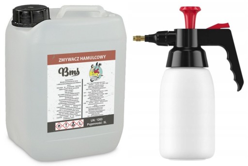 BMS ОБЕЗЖИРИВАТЕЛЬ ДЛЯ СНЯТИЯ ТОРМОЗОВ 5L + СПРЕЙ