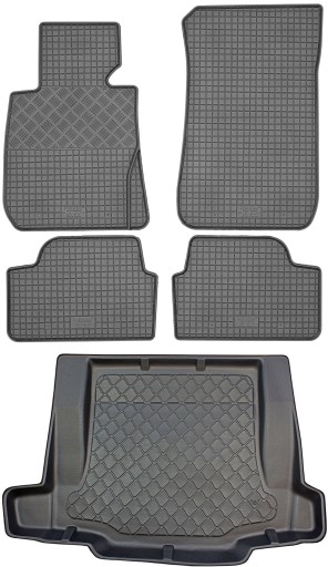 BMW 1 E87 HB 2004-2011 КОМПЛЕКТ - Коврик в багажник + коврик для ног