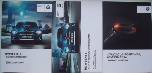 BMW 1 F20 11-15 Польська інструкція користувача BMW F21 +Навігація +скорочено 2014