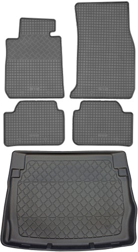 BMW 1 F20/F21 HB 2011-2019 SET - Коврик в багажник + коврик для ног