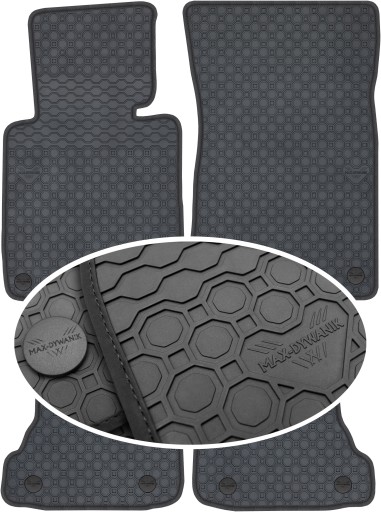 Гумові килимки BMW 3 E46 Convertible 1998-2006 PrimeLiner - Чорні